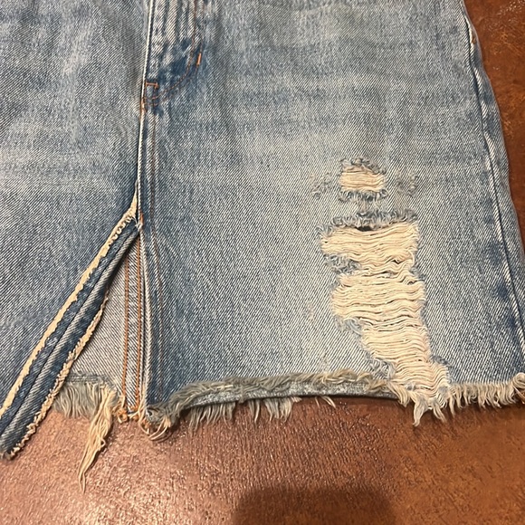 🎈SALE!! We The Free Denim Jean mini skirt - Picture 4 of 5